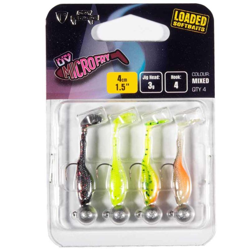Fox Rage Mini Fry Mixed UV CP LOADED 2 4cm