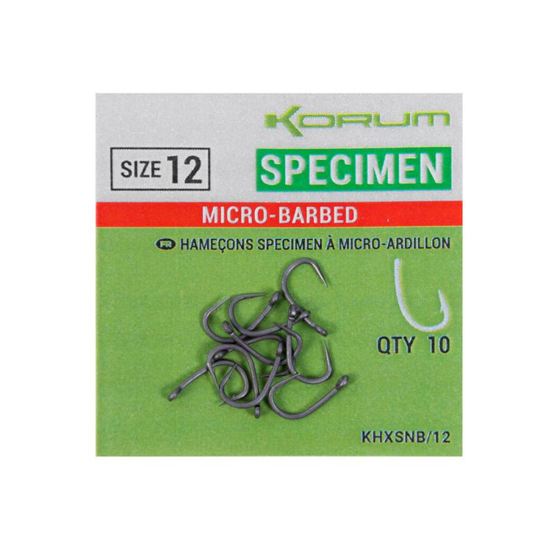 Korum Xpert-exemplaar - maat 10 met micro-prikkeldraad