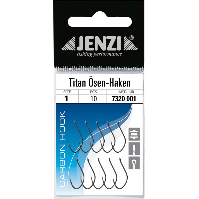 JENZI titanium eyelet hook loose # 1 titanium