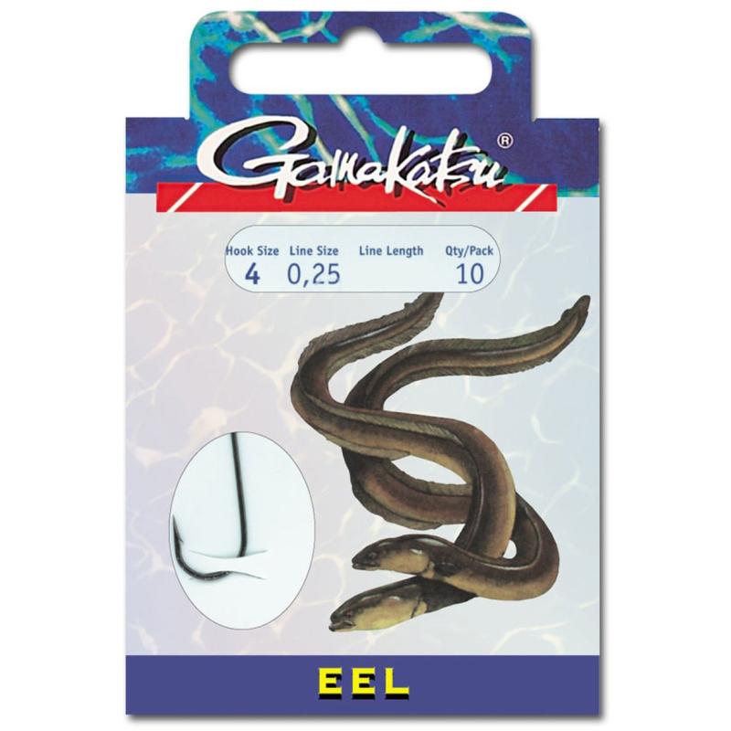 GAMAKATSU HOOK BKS-5013F Anguille 60 CM taille 6 hameçon cible