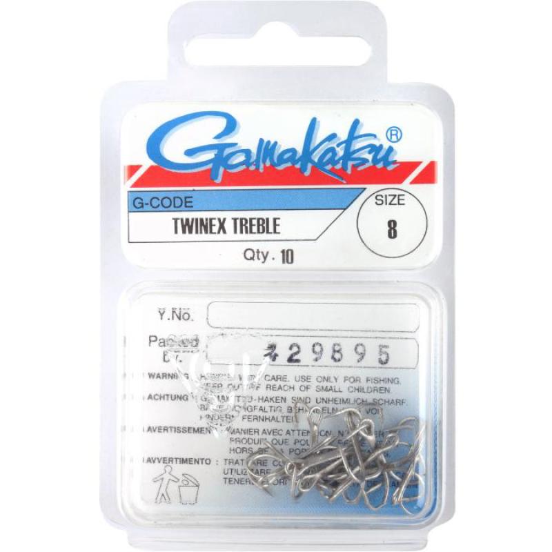 Gamakatsu Hook Treble Twinex maat 6