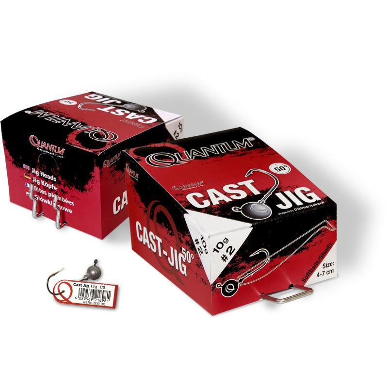Quantum 25g Cast Jig 50 degrés 12-16 cm # 4/0