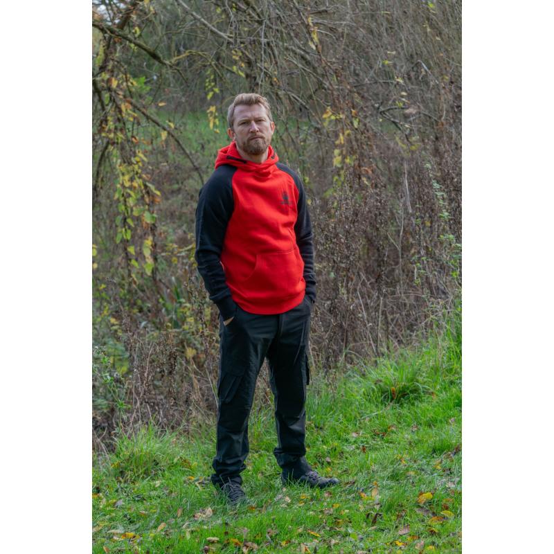 Guru Hoodie Red/Black M