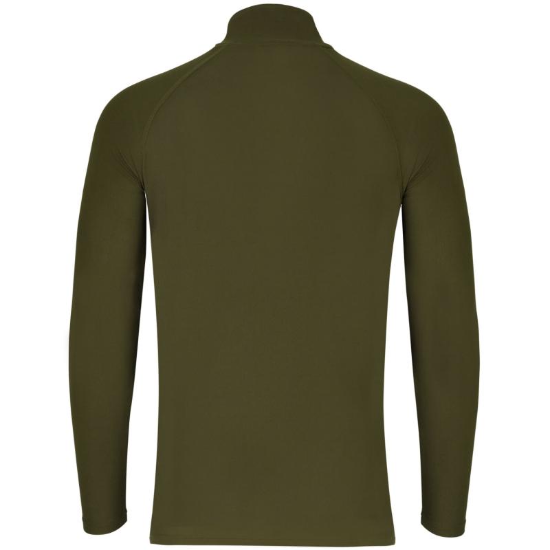 Maillot zippé UPF Korda Kool Olive foncé L