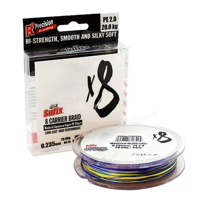 Sufix X8 Multicolor 0,165mm 300m