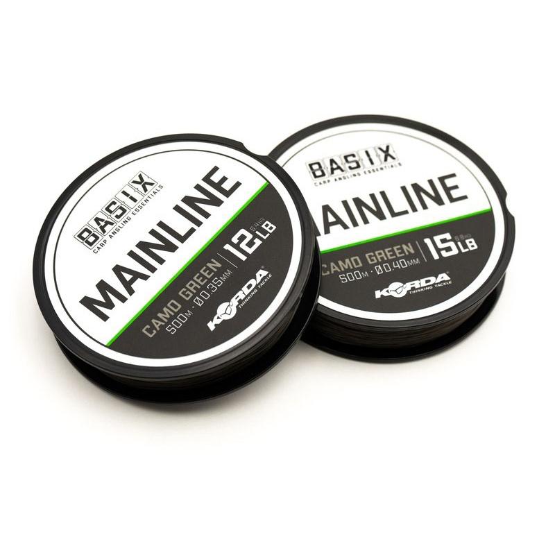 Korda Basix Main Line 15lb/0.40mm 1000m