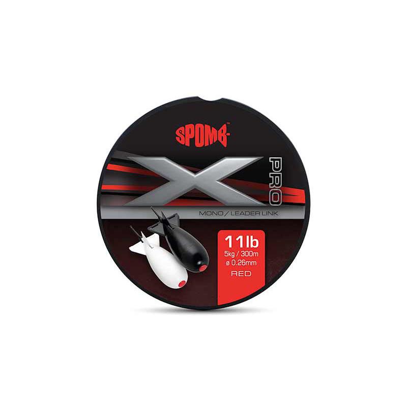 Spomb X Pro Mono 0.26mm/11lb x 300m RED