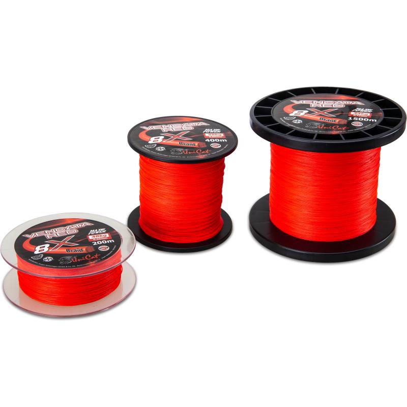 Uni Cat 8 X Vencata Red 400m 0,37mm/34kg
