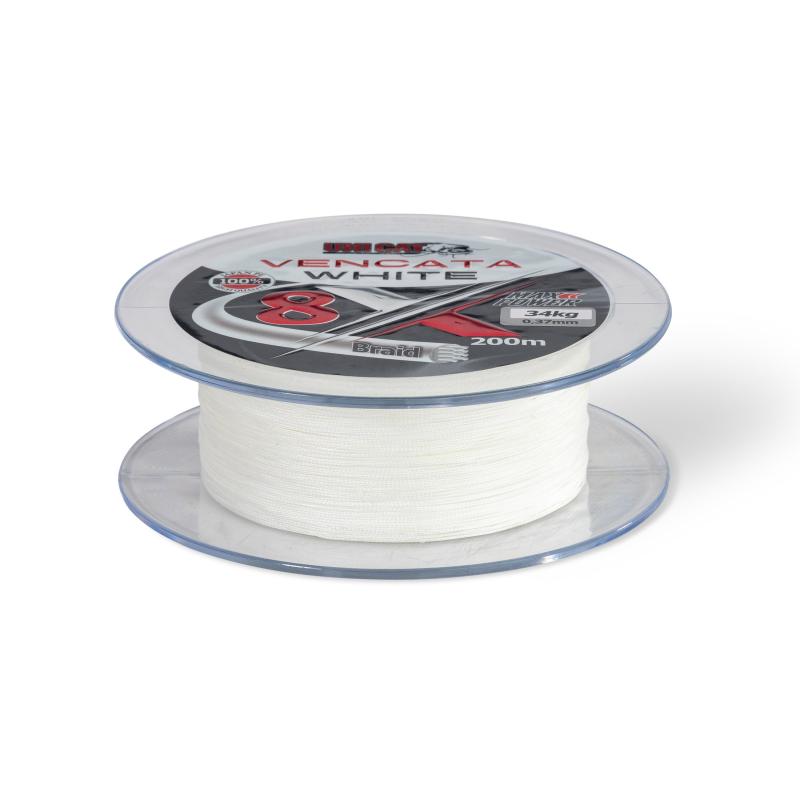 Uni Cat 8X Vencata Wit 200m 0,37mm / 34kg