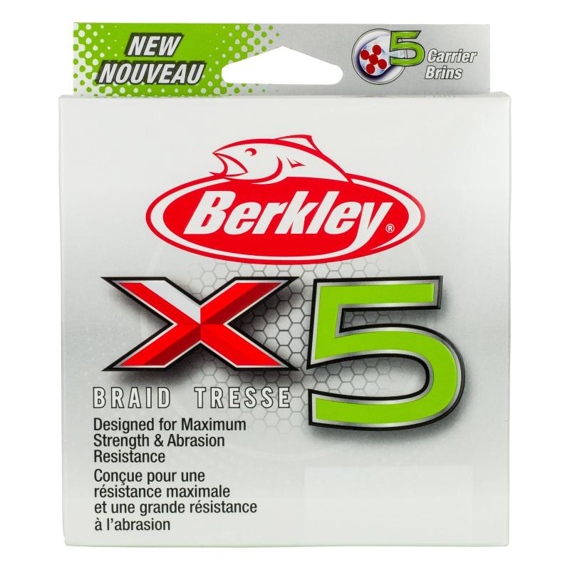 Berkley X9 Braid Fluro Green 4lb 6.4kg 300m 0.06mm