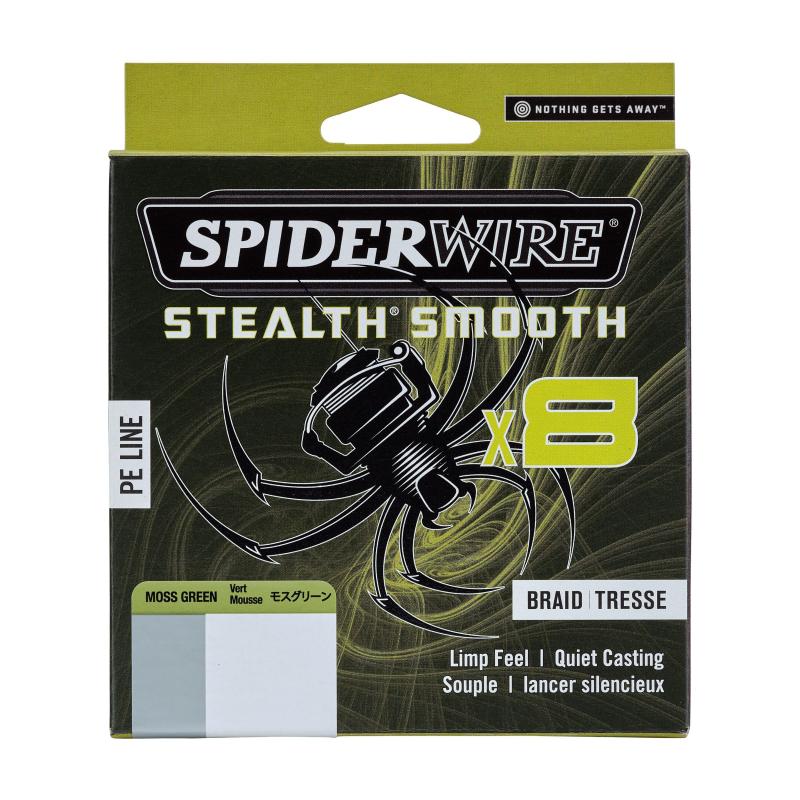 Spiderwire Stealth Smooth8 0.09mm 150M 7.5K Mosgroen
