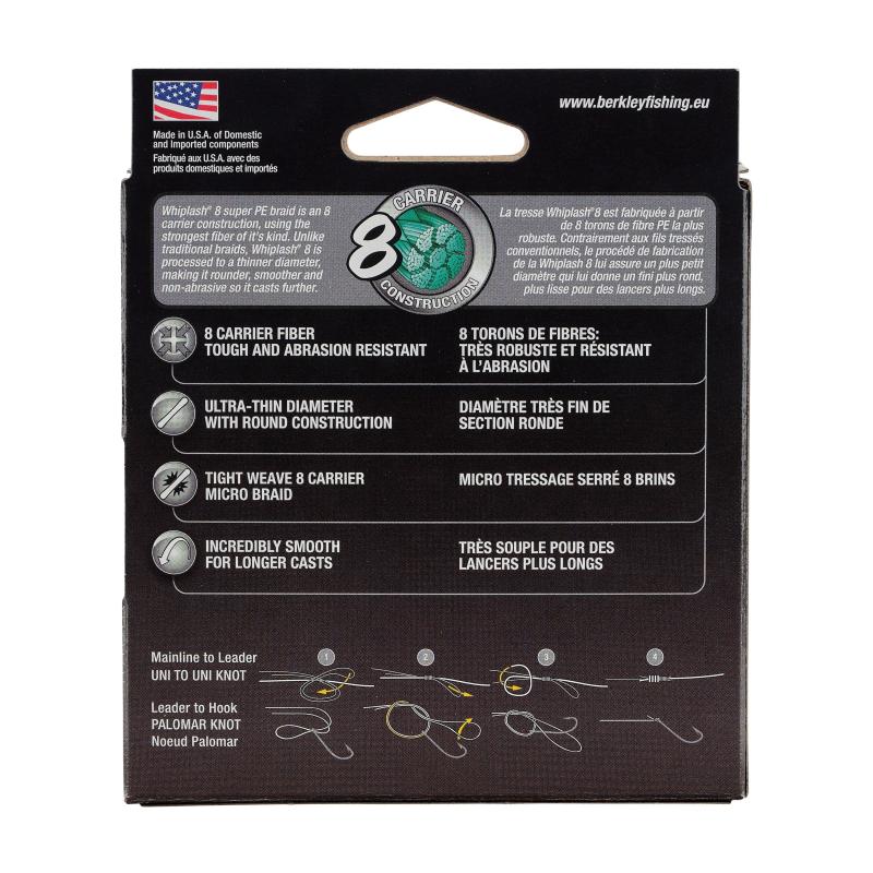 Berkley Whiplash8 300m 0.20mm green