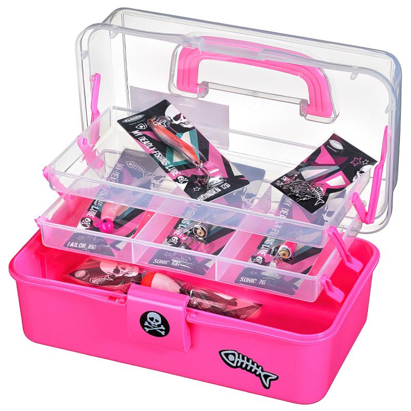 FLADEN tackle box junior pink 28x16x13cm freshwater