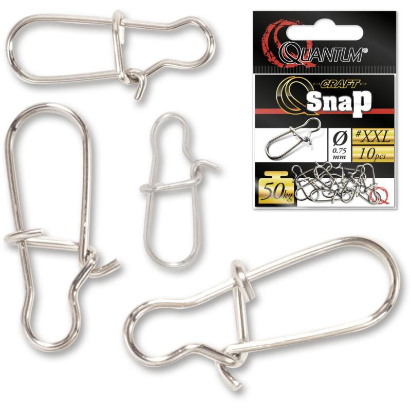 Quantum 9mm Q-Snap XS acier 10 pièces Ø 0,40mm