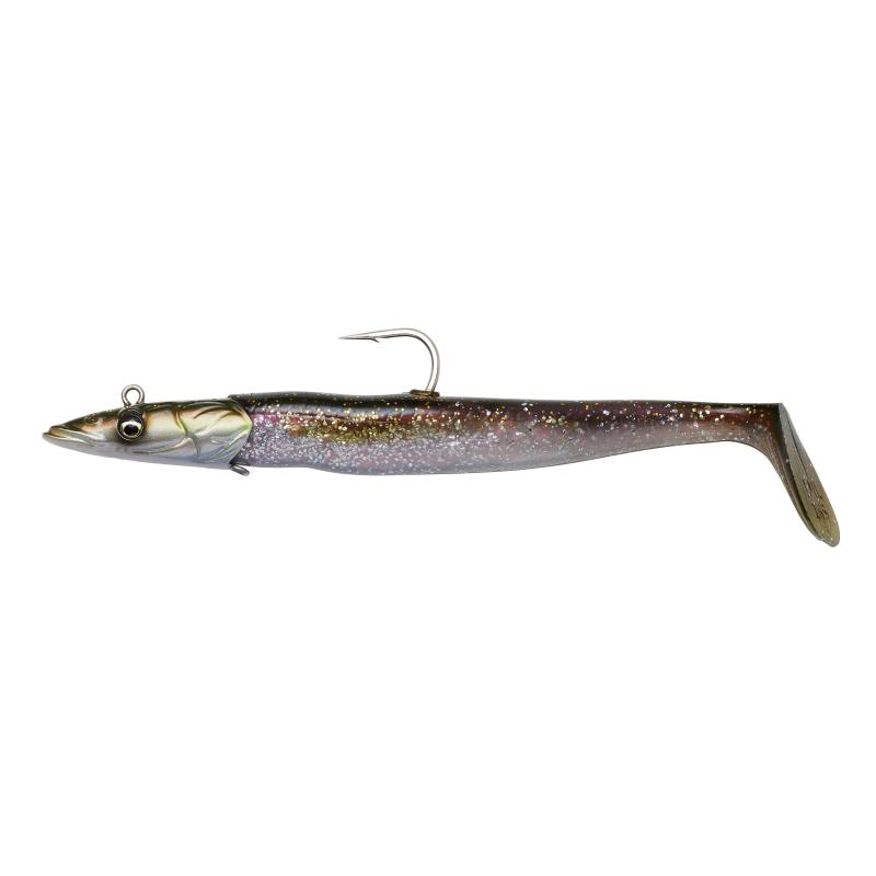Savage Gear Sandeel V2 17.5cm 65G Naufrage Vert Argent 2+1