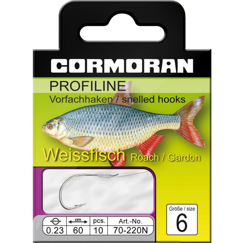 Cormoran PROFILINE witvis haak nikkel maat 16 0,12mm