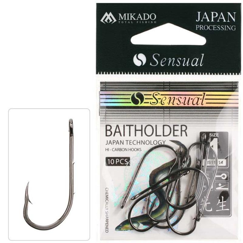 Mikado Hameçon Sensual Baitholder No. 1/0 Bn .