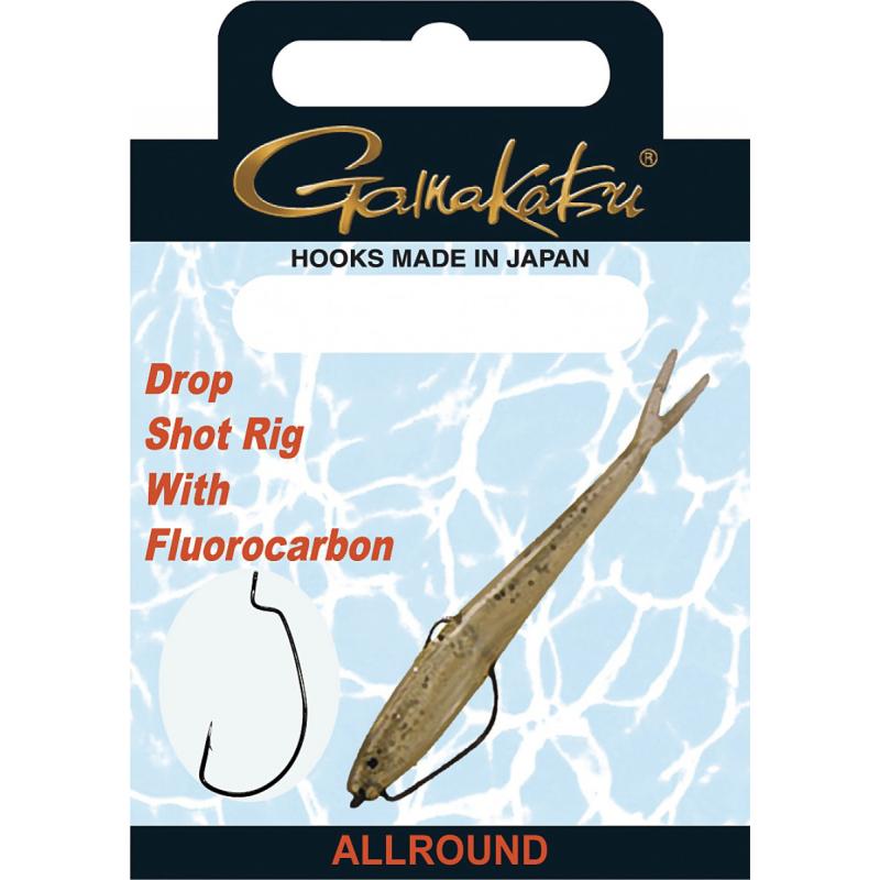 GAMAKATSU BKD-Drop Shot Rig W-EWG 170CM taille 2 crochets dropshot