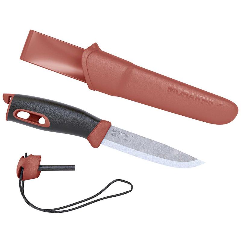 Morakniv Belt Knife Companion Spark Red Lemmetlengte 10,3 cm