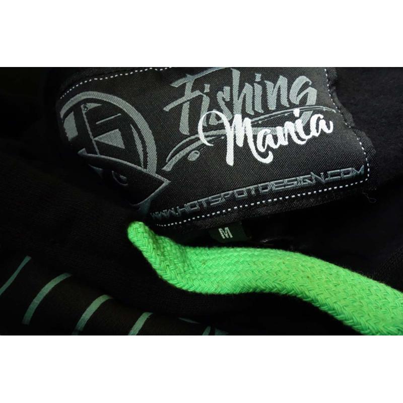 Hotspot Design Hoodie Fishing Mania Bass - Size L