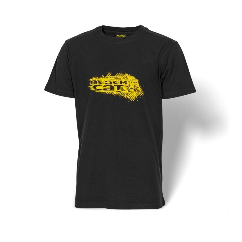 Black Cat M Black Shirt black