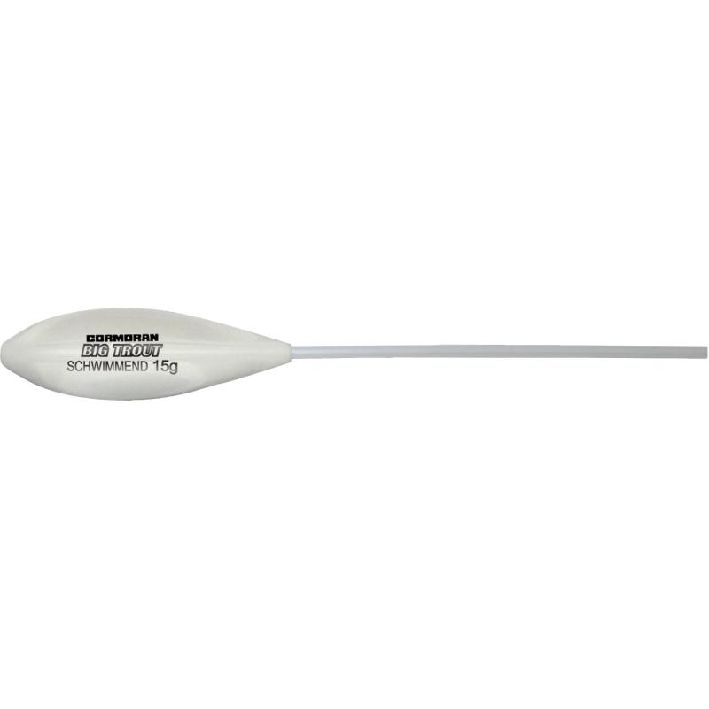 Cormoran Big Trout Sbirolino schwimmend weiß 15g SB1