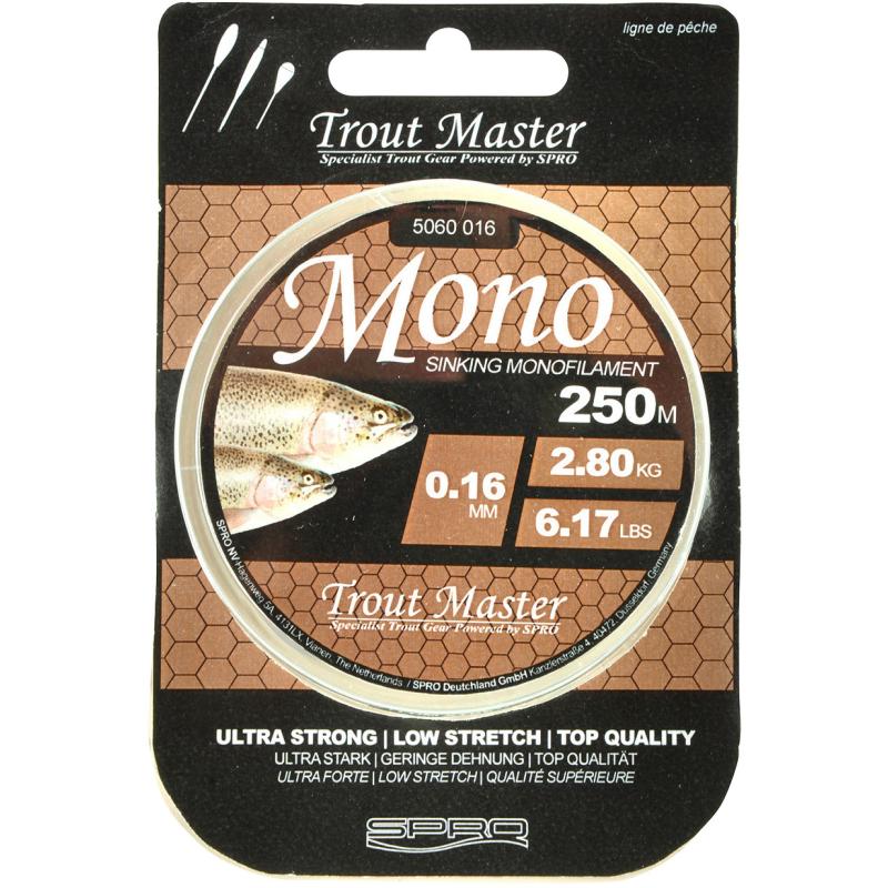 Spro Troutmaster Mono 0,18/3.50Kg 200M