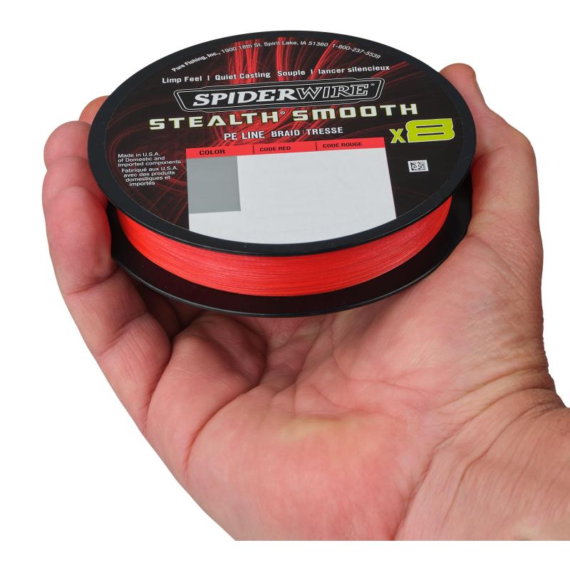 Spiderwire Stealth Smooth8 0.15mm 300M 16.5K code red
