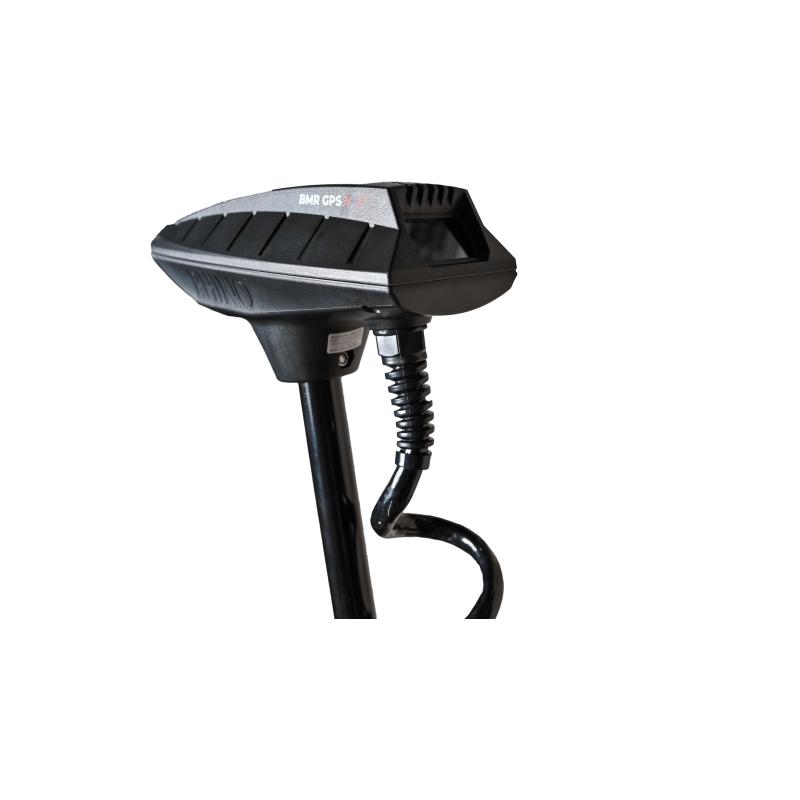 RhinoMotors BLX 65 BMR GPS NxT Longshaft 12V electric outboard motor 190cm white 24cm 54cm