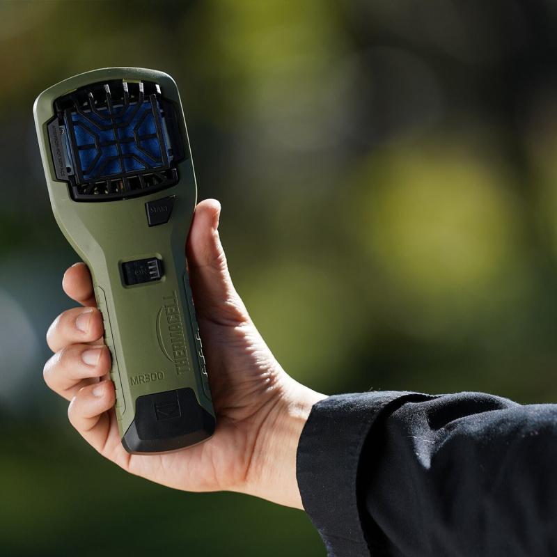 Thermacell MR-300G handheld device, olive green, without active ingredient plates and gas cartridges