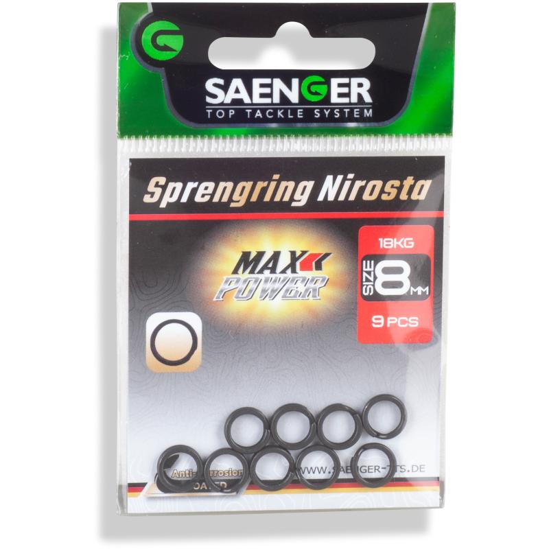 Sänger snap ring stainless steel 6mm 10kg 10pcs.