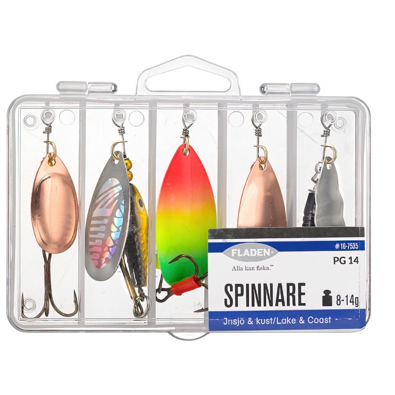 FLADEN spinner set 5 pieces 8-14g