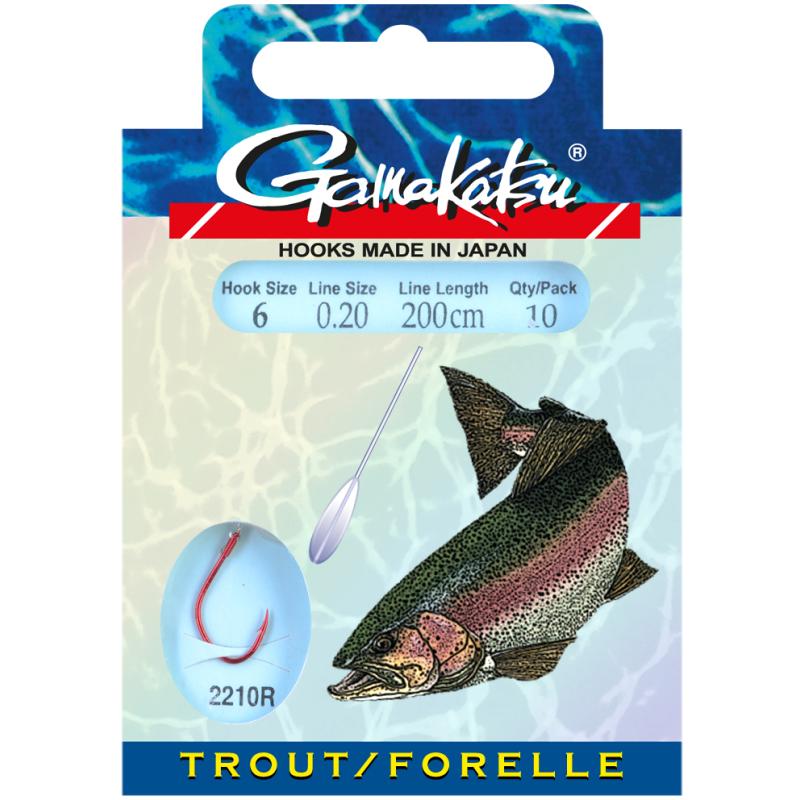 Gamakatsu Bkd-2210R Trout 200Cm 10pcs.