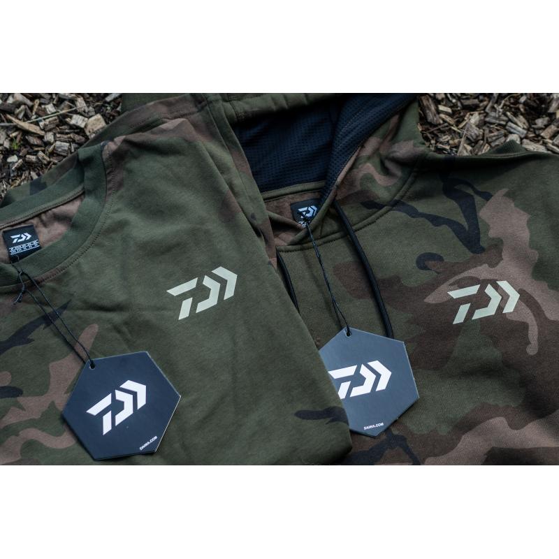 Daiwa Carp Camo Hoodie L