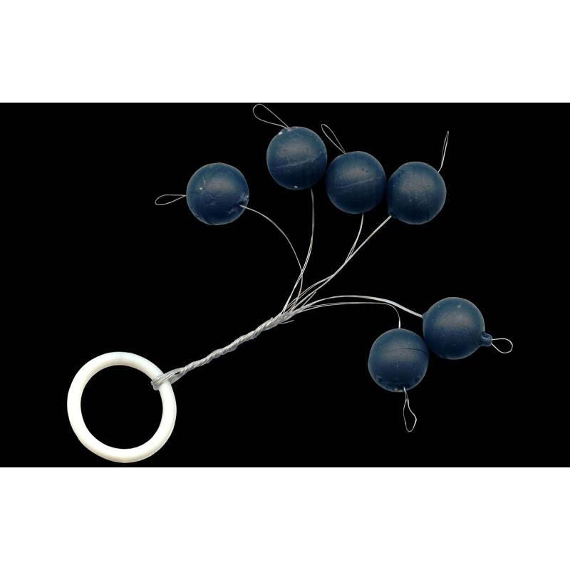 Trout New Generation Trout Pilots round black 18mm Contains 6 pcs.