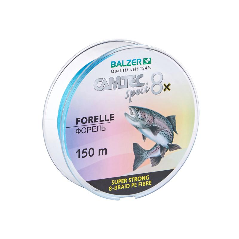 Balzer Camtec Speci 8x trout 0,08mm 150m blue