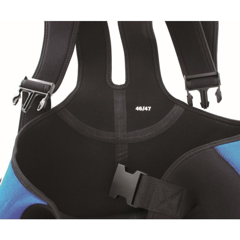 Neopren-Wathose Deluxe extra große Bauchgröße 44 Bauchumfang 134 cm