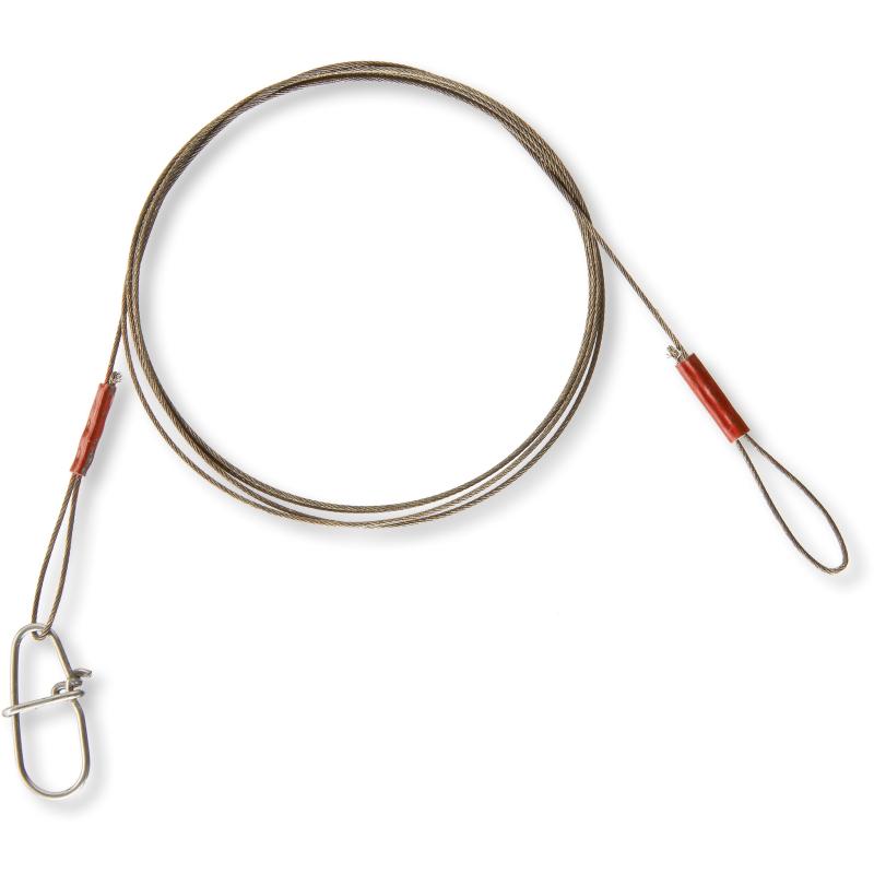 Produktbild Cormoran 7x7 Stahlvorfach braun mit Schlaufe und Karabiner 60cm 6kg SB2