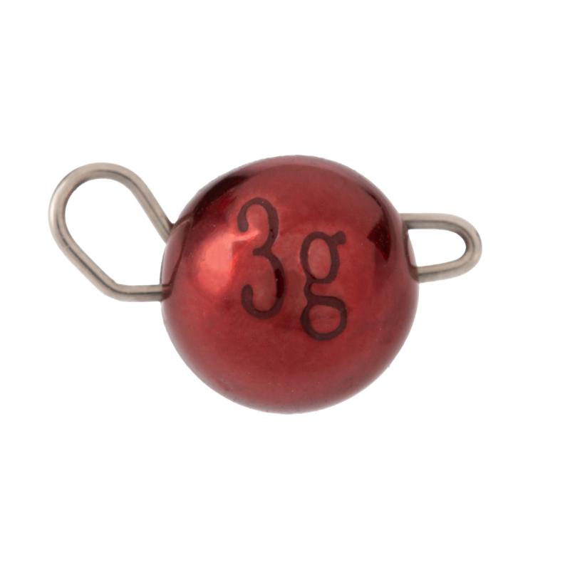 Mikado Cheburashka Mâchoires en tungstène Rouge 0.5G 5 pcs.
