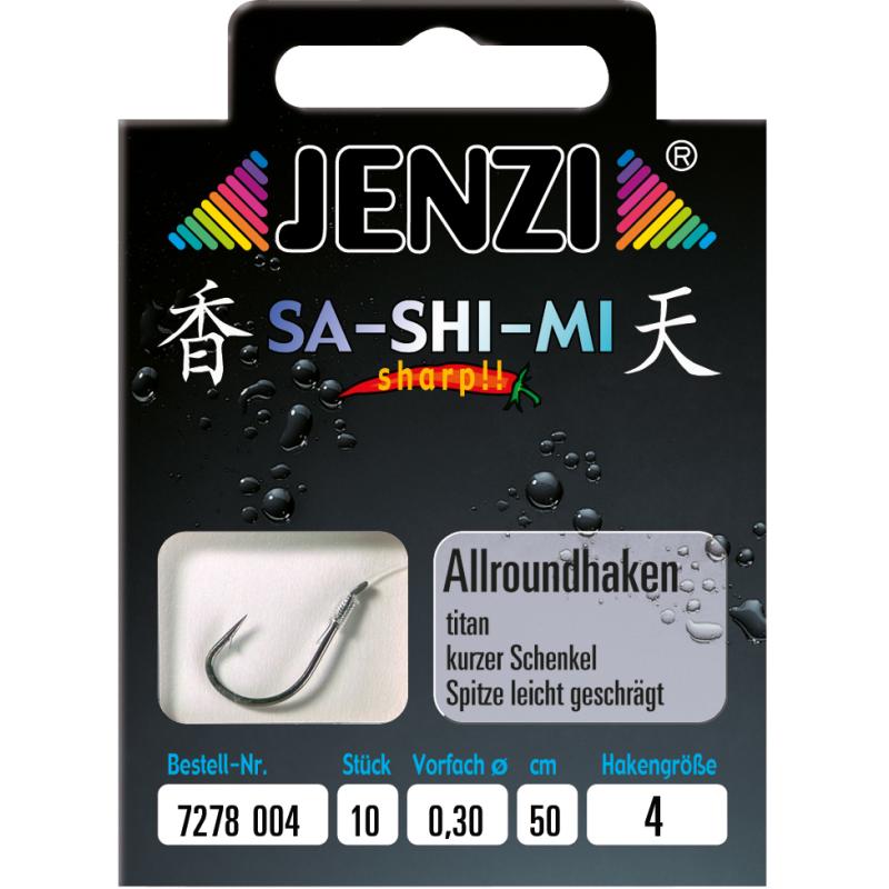 Crochet polyvalent JENZI SA-SHI-MI lié 0,30mm # 4