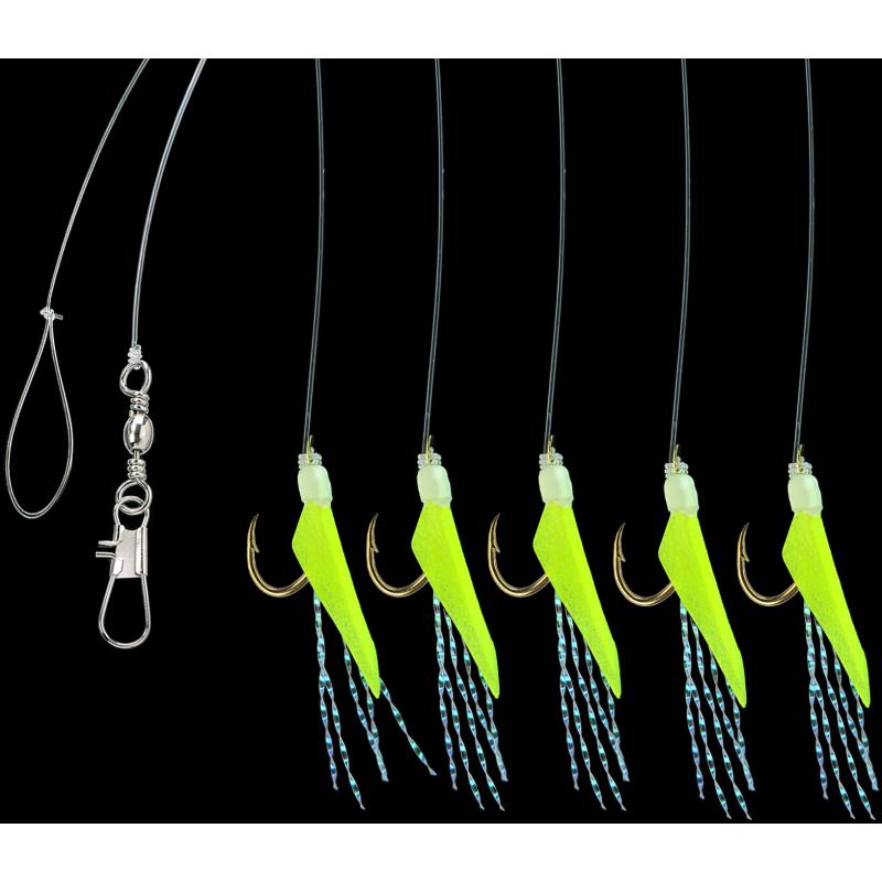 DEGA herring leader 5-arm neon yellow