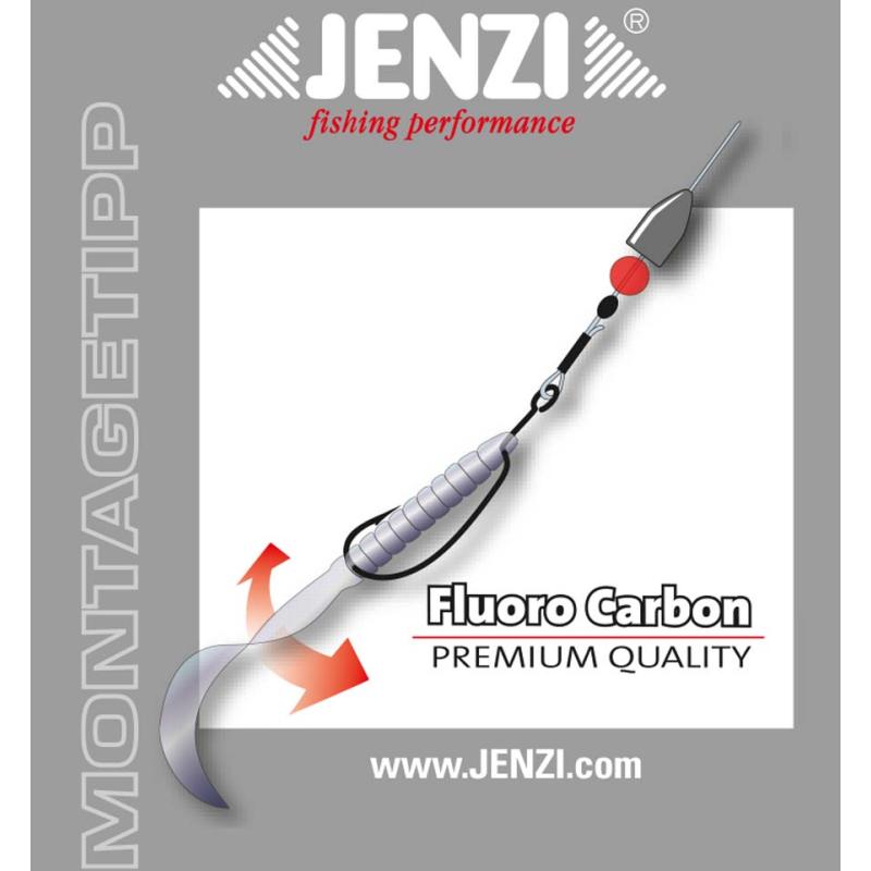 Jenzi Fluo-Line Texas-Rig, 7g, Hak1/0
