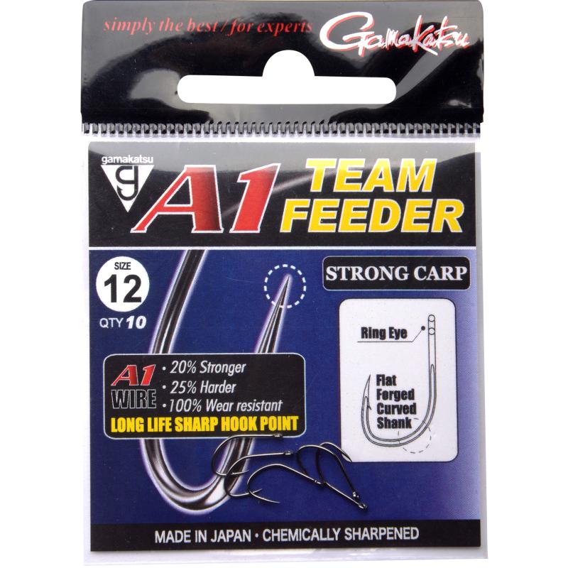 Gamakatsu A1 Team Feeder Strong Carp #8 Inhalt: 10 Stk.