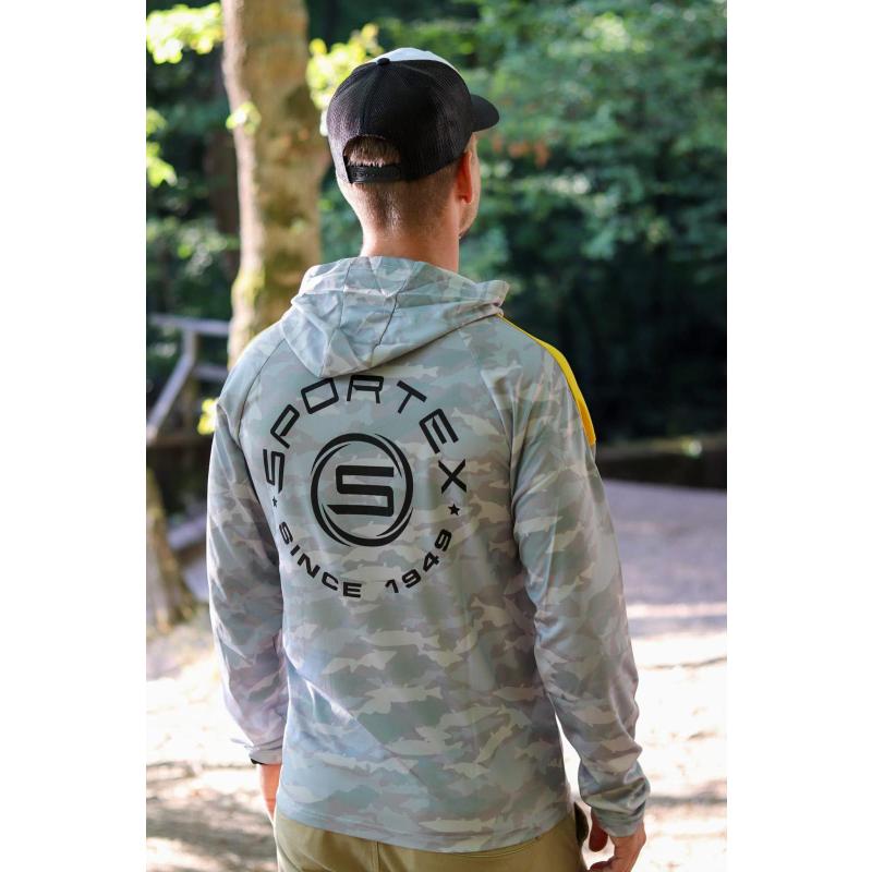 Sportex UV shirt yellow/grey camo M