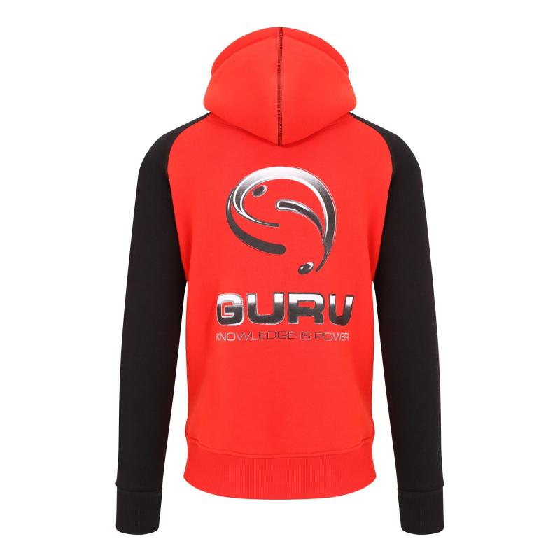 Guru Hoodie Rood/Zwart S