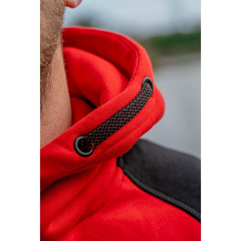 Guru Hoodie Rood/Zwart S
