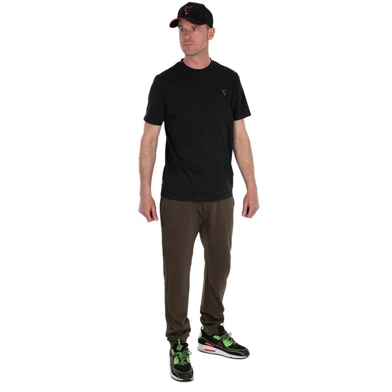 T-shirt Fox Collection - Noir / Orange - 2XL