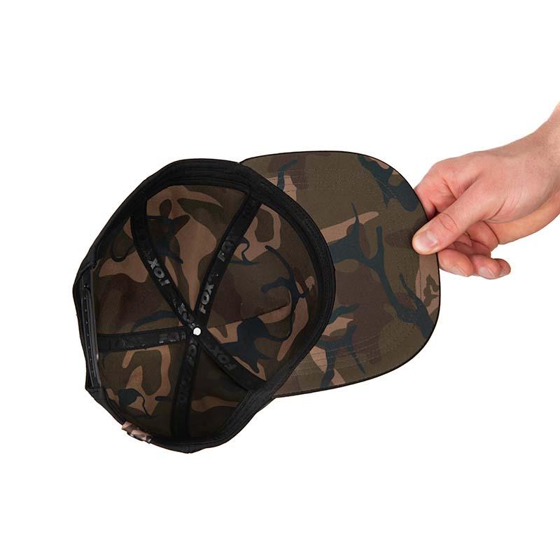 Fox Black / Camo Snapback hat