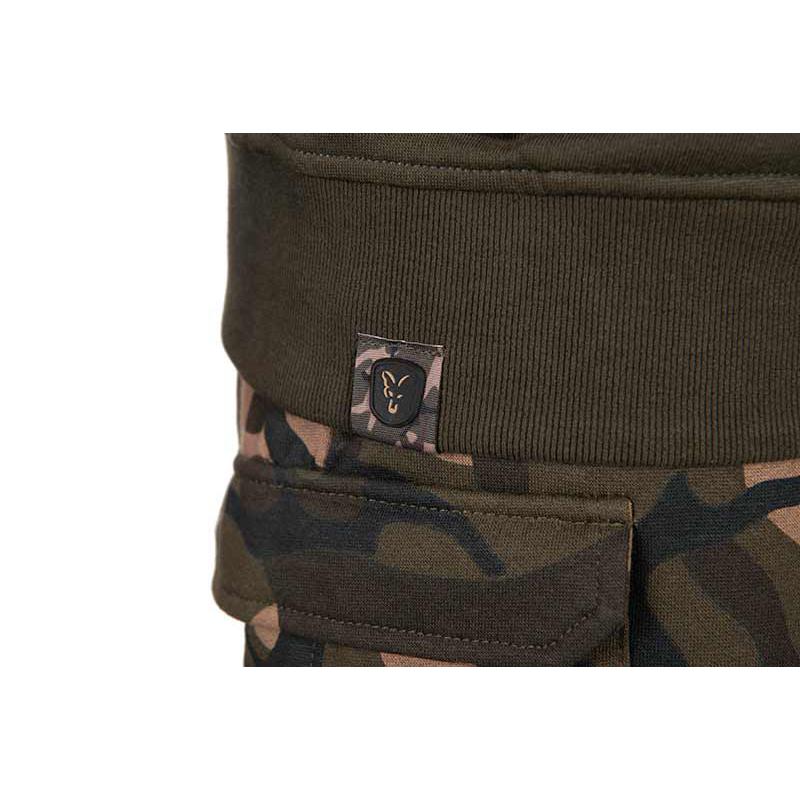Fox LW Khaki / Camo Split Zip Hoody PETIT