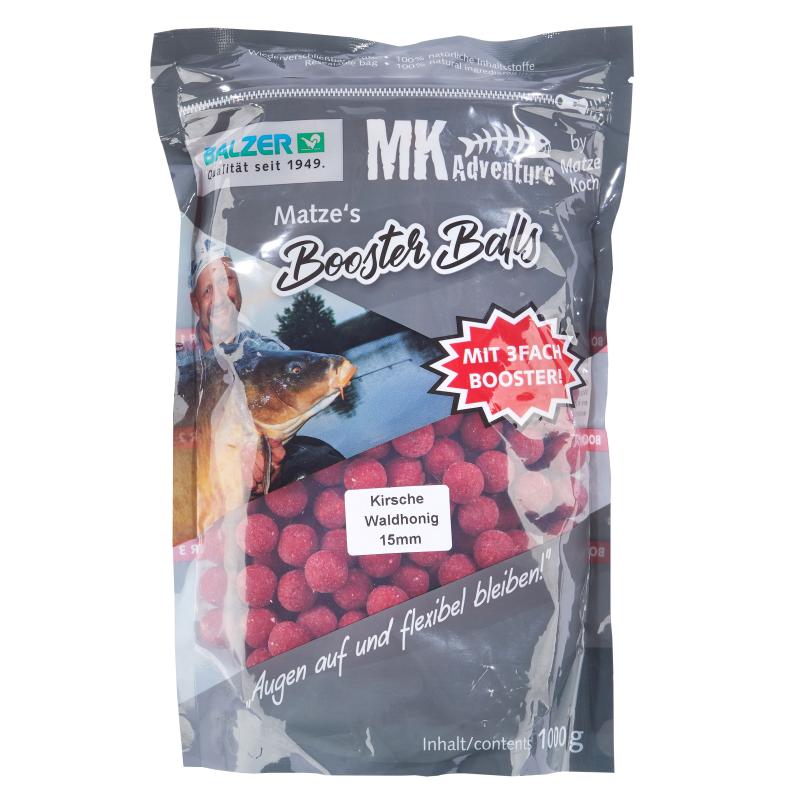 Balzer MK Booster Balls 20mm cerise/miel de forêt